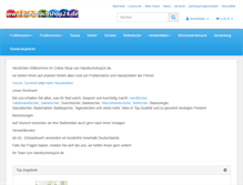 Tablet Screenshot of handtuchshop24.de